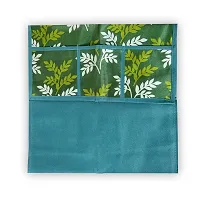 KANUSHI Industries? Fridge Covers/Refrigerator Cover (Color- Blue)(VAR-FRI-SMALL-LEAVES-BLUE-01) (VAR-FRI-GREEN-SMALL-LEVS-01)-thumb3