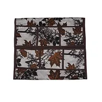 KANUSHI Industries? Fridge Covers/Refrigerator Cover (Color- Blue)(VAR-FRI-SMALL-LEAVES-BLUE-01) (VAR-FRI-BROWN-SHUB-01)-thumb2