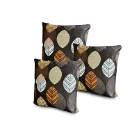 KANUSHI Industries? Reversible Decorative Cushion Covers Set of- 2 (24 X24 Inches)(CC-BROWN-LONG-LEVS-2PC-24X24)-thumb3