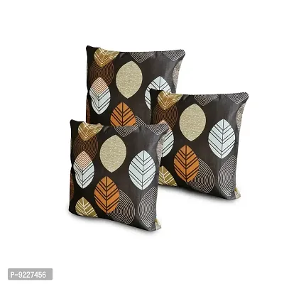 KANUSHI Industries? Reversible Decorative Cushion Covers Set of- 2 (24 X24 Inches)(CC-BROWN-LONG-LEVS-2PC-24X24)-thumb4