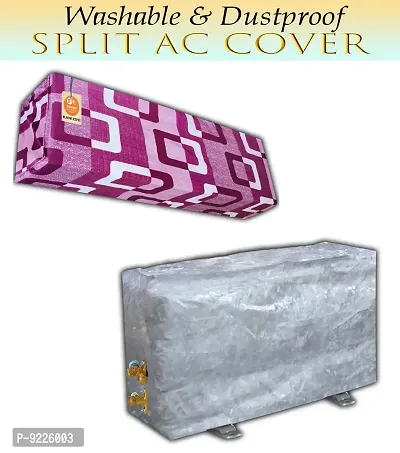 KANUSHI Industries? Split AC Cover Set for Indoor and Outdoor Unit 1.5 to 2.0 Ton Capacity (VAR-AC-in-Out-Wine-Box)-thumb2