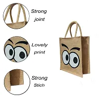 KANUSHI industries? Printed Design Jute Bag Pack of 2 (Small Size)(JUTE-BAG-J-12-SIZE-S-2PC)-thumb4