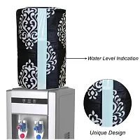 KANUSHI Industries? Water Dispenser Bottle Cover with Water Level Indication 20 L (Brown) (WD-BROWN-FLORAL-01)-thumb1