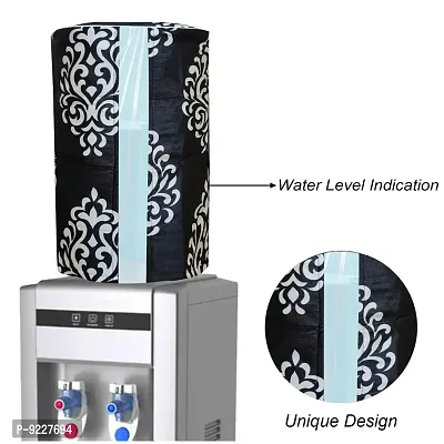 KANUSHI Industries? Water Dispenser Bottle Cover with Water Level Indication 20 L (Brown) (WD-BROWN-FLORAL-01)-thumb2