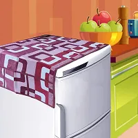 KANUSHI Industries? Fridge Cover for Top/Refrigerator Cover (Color:Purple)(FRI-Wine-Box-TOP)-thumb1