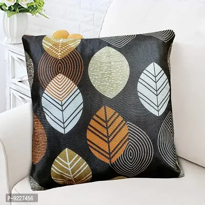 KANUSHI Industries? Reversible Decorative Cushion Covers Set of- 2 (24 X24 Inches)(CC-BROWN-LONG-LEVS-2PC-24X24)-thumb2