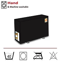 KANUSHI Industries? 100% Waterproof Split AC Cover for Outdoor Unit 1.5 to 2.0 Ton Capacity (VAR-AC-Out-Transparent) (VAR-AC-OUT-WATERPROOF-BLACK-01)-thumb1