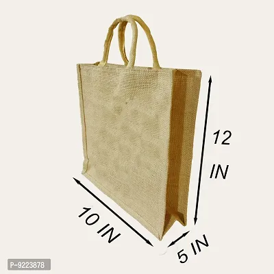 KANUSHI industries? Printed Design Jute Bag Pack of 2 (Small Size)(JUTE-BAG-J-8-SIZE-S-2PC)-thumb4