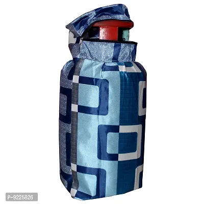 KANUSHI Industries? Cotton Leaves Design1 Piece Lpg Gas Cylinder Cover(VAR1-CYLN-BLUEBOX-01)-thumb3