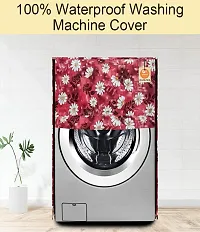 KANUSHI Industries? 100% Waterproof  Dustproof Front Load Automatic Washing Machine Cover (Suitable for 6 Kg, 6.5 kg, 7 kg, 7.5 kg)(VAR-WASMAC-NW-NEW-13-FRONT.)-thumb1