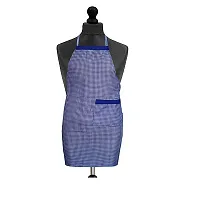 KANUSHI Industries Apron For Kitchen Waterproof With Side Pocket- Set of 2 (APRN-2-SCL-BLUE+BLACK-SID) (APRN-2-SCL-BLUE+BLACK-SID)-thumb1