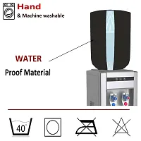 KANUSHI Industries? 100% Waterproof  Dustproof Water Dispenser Bottle Cover with Water Level Indication 20 L (WD-WATERPROOF-BLACK-01)-thumb3