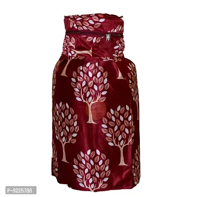 KANUSHI Industries? Cotton Leaves Design1 Piece Lpg Gas Cylinder Cover (VAR1-CYL-02-MAR)-thumb2