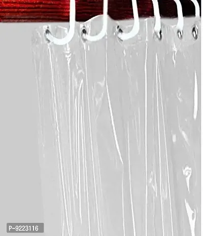 KANUSHI? 0.20 Mm PVC Ac Transparent Curtain-(Width-54Inches X Height-84Inches) 7 Feet.-thumb2