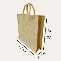 KANUSHI industries? Printed Design Jute Bag Pack of 3 (Medium Size)(JUTE-BAG-J-10-SIZE-M-3PC)-thumb3