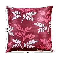 KANUSHI Industries? Decorative Reversible Cushion Covers Set of- 5 (16x16 Inches)(CC-MAROON-SMALL-LEVS-5PC)-thumb3