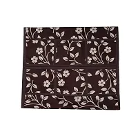 KANUSHI Industries? Fridge Covers/Refrigerator Cover (Color- Blue)(VAR-FRI-SMALL-LEAVES-BLUE-01) (VAR-FRI-BROWN-RAJ-01)-thumb2