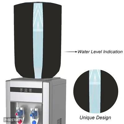 KANUSHI Industries? 100% Waterproof  Dustproof Water Dispenser Bottle Cover with Water Level Indication 20 L (WD-WATERPROOF-BLACK-01)-thumb5