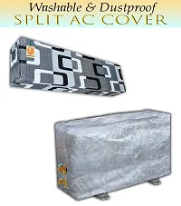 KANUSHI Industries? Split AC Cover Set for Indoor and Outdoor Unit 1.5 to 2.0 Ton Capacity (VAR-AC-in-Out-Black-Box)-thumb1