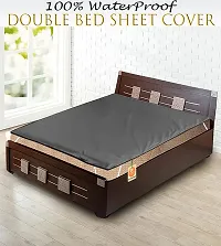 KANUSHI Industries? Bed Mattresses Protectors (Double-Bed-Sheet-W.F-GREY-01)-thumb1