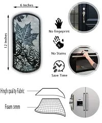 KANUSHI Industries? Fridge Covers/Refrigerator Cover+ 1 Pc Handle Cover (Color-Black)(FRI-Black-SHUB+1-Handle)-thumb2