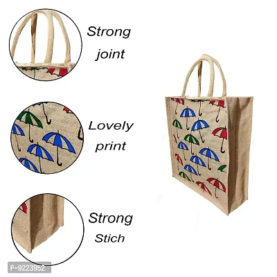 KANUSHI industries? Printed Design Jute Bag (Small Size)(JUTE-BAG-J-10-SIZE-S)-thumb3