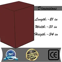 KANUSHI Industries? 100% Waterproof  Dustproof Top Load Semi Automatic Washing Machine Cover ( Suitable For 6 Kg, 6.5 kg, 7 kg, 7.5 kg) (WASMAC-WATERPROOF-MAROON-SEMI)-thumb2