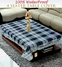 KANUSHI Industries? 100% Waterpoof  Dustproof Plastic Center Table Cover for 4 Seater(40*60-inch)(T-COVER-NW-NEW-01)-thumb1