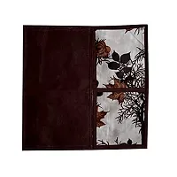 KANUSHI Industries? Fridge Covers/Refrigerator Cover + 1 Pc Microwave/Oven Cover for Top (Color- Brown)(Copy-FRI+Micro-Brown-SHUB)-thumb4