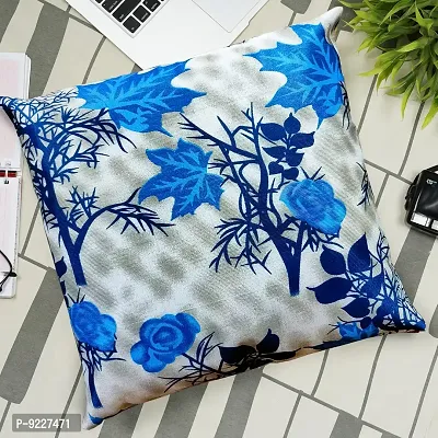 KANUSHI Industries? Reversible Decorative Cushion Covers Set of- 2 (24 X24 Inches)(CC-BLUE-SHUB-2PC-24X24)