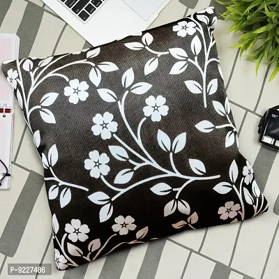 KANUSHI Industries? Reversible Decorative Cushion Covers Set of- 2 (24 X24 Inches)(CC-BROWN-RAJ-2PC-24X24)