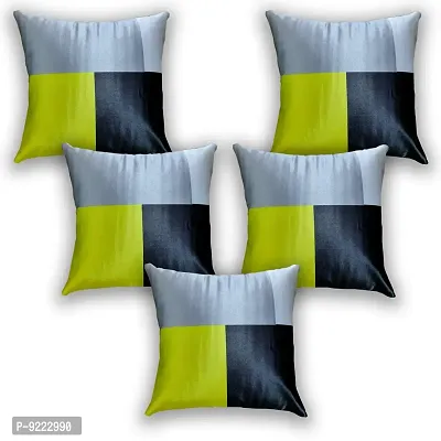 KANUSHI Industries? Decorative Cushion Covers Set of- 5 (16x16 Inches)(CC-AQ-5PC)