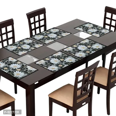 KANUSHI Industries? Washable Easy to fold-able Plats Mats for Dining Table(TAB-MATS-NW-03-6PC)