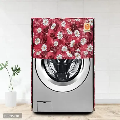 KANUSHI Industries? 100% Waterproof  Dustproof Front Load Automatic Washing Machine Cover (Suitable for 6 Kg, 6.5 kg, 7 kg, 7.5 kg)(VAR-WASMAC-NW-NEW-13-FRONT.)