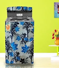 KANUSHI Industries? Designer Laundry Bag+ 1 Pc Waterproof  Dustproof Top Load Fully Automatic Washing Machine Cover(Suitable for 6 Kg, 6.5 kg, 7 kg, 7.5 kg)(LB+WASHING-FULLY-BLUE-SUBH)-thumb1