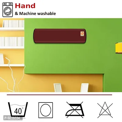 KANUSHI industries? 100% Waterproof Split AC Cover For Indoor Unit 1.5 to 2.0 Ton Capacity (AC-IN-WATERPROOF-MAROON-01)-thumb3