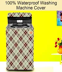 KANUSHI Industries? Washable  Dustproof Top Load Fully Automatic Washing Machine Cover (Suitable for 6 Kg, 6.5 kg, 7 kg, 7.5 kg) (VAR-WASMAC-NW-NEW-04-FULLY)-thumb1