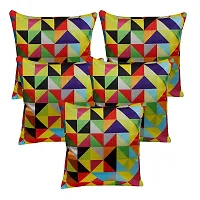 KANUSHI Industries? Decorative Cushion Covers Set of- 5 (16x16 Inches)-thumb1