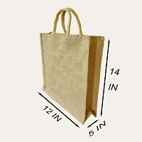 KANUSHI industries? Printed Design Jute Bag Pack of 3 (Medium Size)(JUTE-BAG-J-9-SIZE-M-3PC)-thumb3