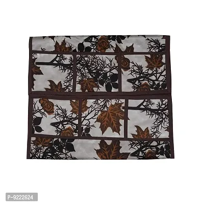 KANUSHI Industries? Fridge Covers/Refrigerator Cover (Color: Brown)(FRI-BROWN-SHUB-01)-thumb3