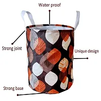 KANUSHI Industries? Designer Laundry Bag+ 1 Pc Waterproof  Dustproof Top Load Fully Automatic Washing Machine Cover(Suitable for 6 Kg, 6.5 kg, 7 kg, 7.5 kg)(LB+WASHING-FULLY-BROWN-LONG-LEVS)-thumb3