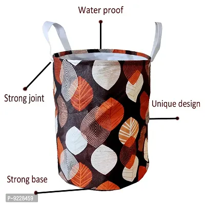 KANUSHI Industries? Designer Laundry Bag+ 1 Pc Waterproof  Dustproof Top Load Fully Automatic Washing Machine Cover(Suitable for 6 Kg, 6.5 kg, 7 kg, 7.5 kg)(LB+WASHING-FULLY-BROWN-LONG-LEVS)-thumb4