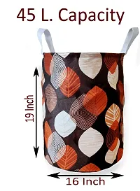 KANUSHI Industries? Designer Laundry Bag+ 1 Pc Waterproof  Dustproof Top Load Fully Automatic Washing Machine Cover(Suitable for 6 Kg, 6.5 kg, 7 kg, 7.5 kg)(LB+WASHING-FULLY-BROWN-LONG-LEVS)-thumb2