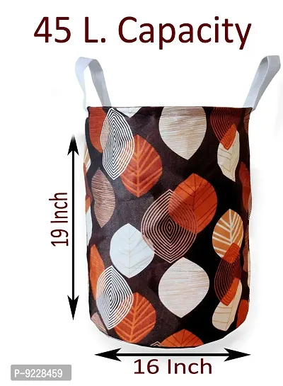 KANUSHI Industries? Designer Laundry Bag+ 1 Pc Waterproof  Dustproof Top Load Fully Automatic Washing Machine Cover(Suitable for 6 Kg, 6.5 kg, 7 kg, 7.5 kg)(LB+WASHING-FULLY-BROWN-LONG-LEVS)-thumb3