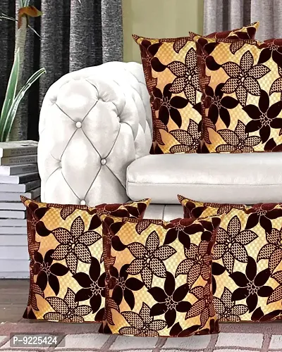 KANUSHI Industries? Reversible Decorative Cushion Covers Set of- 5 (12 X12 Inches)(CC-O-5PC-12X12)