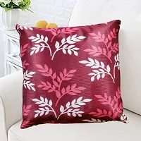 KANUSHI Industries? Decorative Reversible Cushion Covers Set of- 5 (16x16 Inches)(CC-MAROON-SMALL-LEVS-5PC)-thumb2