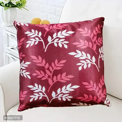 KANUSHI Industries? Decorative Reversible Cushion Covers Set of- 5 (16x16 Inches)(CC-MAROON-SMALL-LEVS-5PC)-thumb3