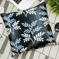 KANUSHI Industries? Decorative Cushion Covers Set of- 3 (16x16 Inches)(CC-BLACK-SMALL-LEVS-3PC)-thumb1