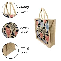 KANUSHI industries? Printed Design Jute Bag Pack of 2 (Small Size)(JUTE-BAG-J-8-SIZE-S-2PC)-thumb4