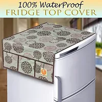 KANUSHI Industries? 100% Waterproof  Dustproof Fridge Covers/Refrigerator Cover/Fridge top Cover (FRI-NW-NEW-10-TOP)-thumb1